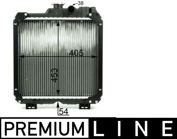 Mahle CR1938000P - Radiator, engine cooling