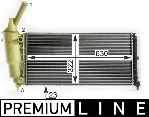 Mahle CR2008000P - Radiator, engine cooling