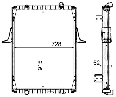 Mahle CR2090000P - Radiator, engine cooling