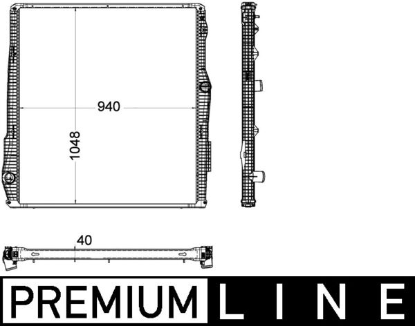 Mahle CR2094000P - Radiator, engine cooling