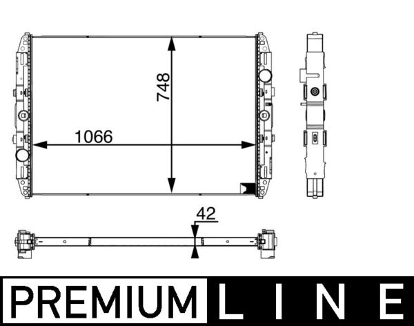 Mahle CR688001P - Radiator, engine cooling