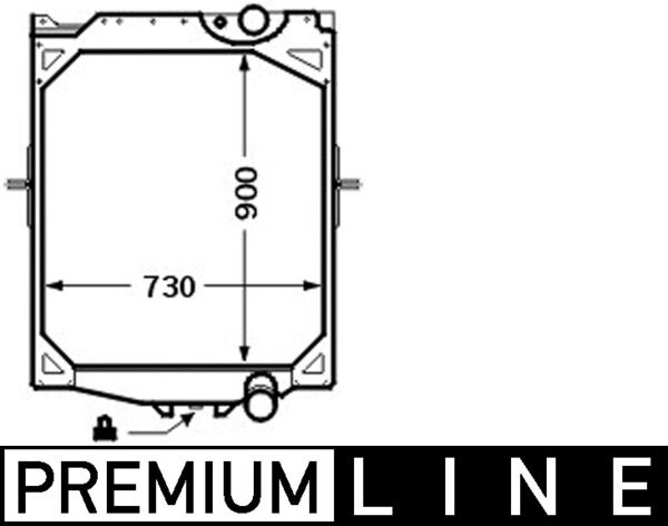 Mahle CR756000P - Radiator, engine cooling