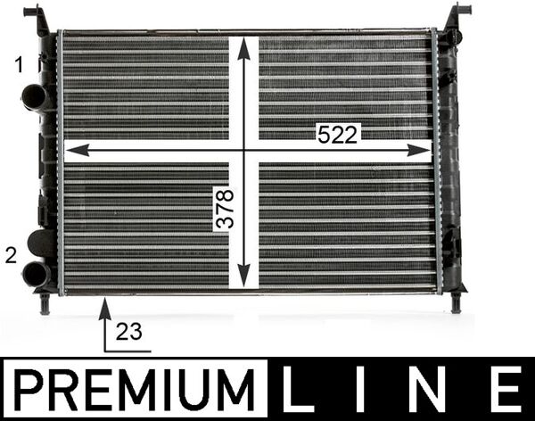 Mahle CR7000P - Radiator, engine cooling