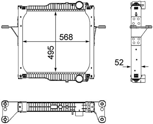 Mahle CR820000P - Radiator, engine cooling