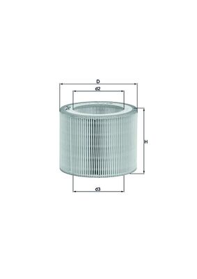 Mahle LX3009 - Air Filter