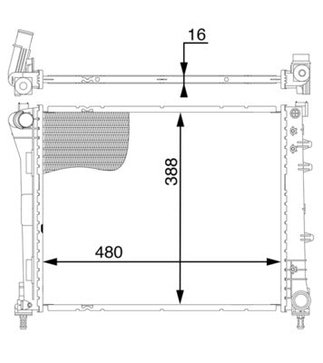 Mahle CR2004000S - Radiator, engine cooling