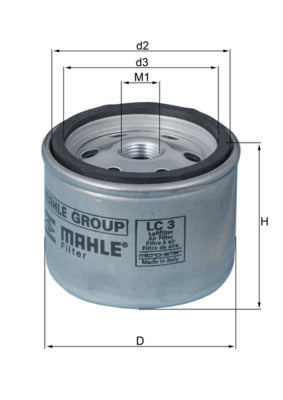 Mahle LC3 - Air Filter, turbocharger