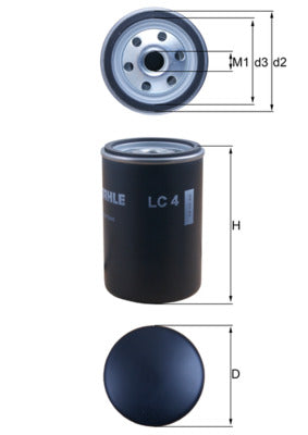 Mahle LC4 - Air Filter, turbocharger