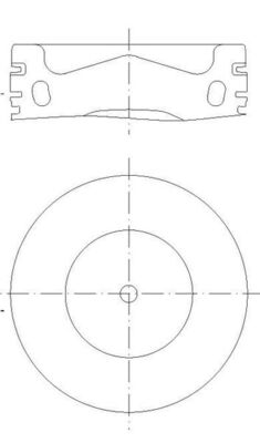 Mahle 028PI00158001 - Piston with rings and pin