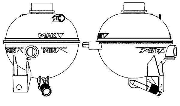 Mahle CRT13000S - Expansion Tank, coolant