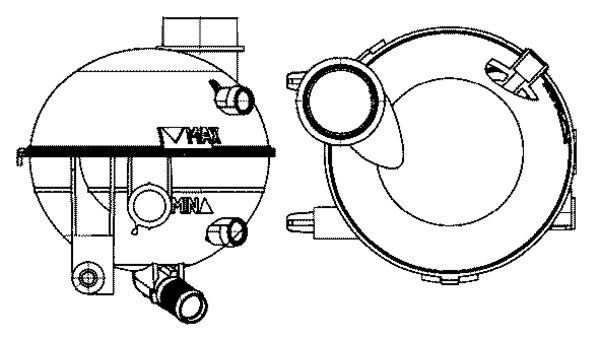 Mahle CRT18000S - Expansion Tank, coolant