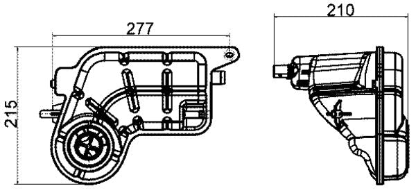 Mahle CRT20000S - Expansion Tank, coolant