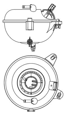 Mahle CRT21000S - Expansion Tank, coolant