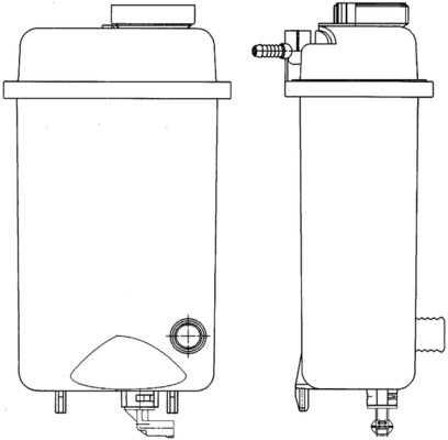 Mahle CRT52000S - Expansion Tank, coolant