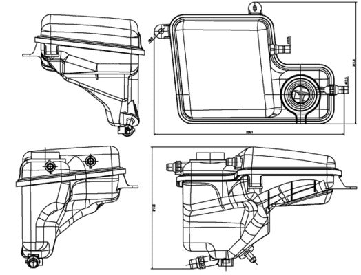 Mahle CRT203000S - Expansion Tank, coolant