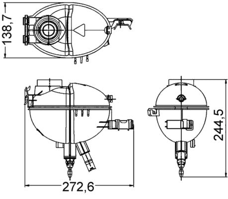 Mahle CRT209000S - Expansion Tank, coolant