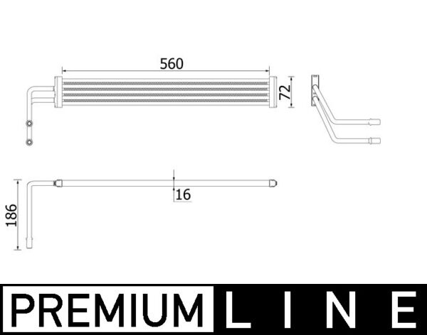 Mahle CLC93000P - Oil Cooler, steering