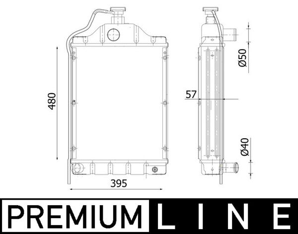 Mahle CR2301000P - Radiator, engine cooling