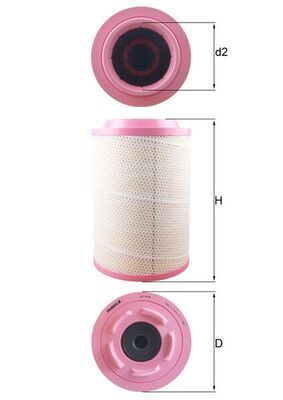 Mahle LX4131 - Air Filter