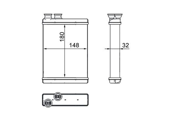 Mahle AH266000S - Heat Exchanger, interior heating