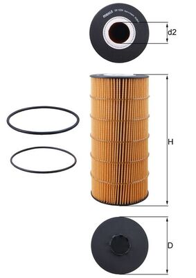 Mahle OX1234D - Oil Filter