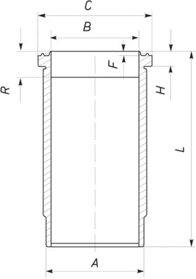 Mahle 037WN3201 - Cylinder Liner