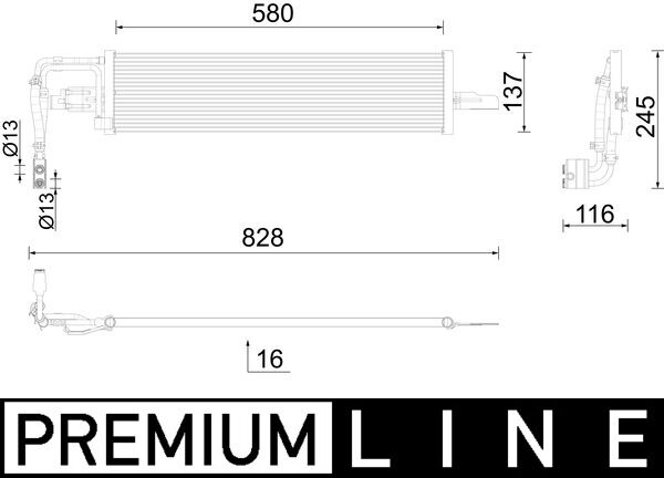Mahle CLC290000P - Oil Cooler, automatic transmission
