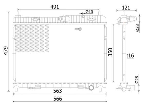 Mahle CR2427000S - Radiator, engine cooling