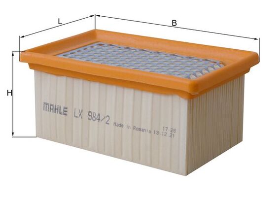 Mahle LX984/2 - Air Filter