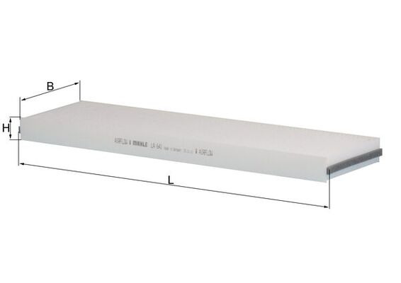 Mahle LA641 - Filter, cabin air