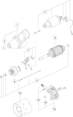 Mahle MS159 - Starter
