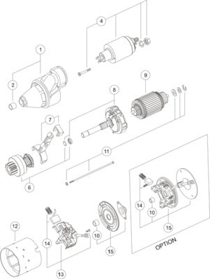 Mahle MS244 - Starter