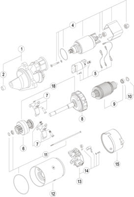 Mahle MS138 - Starter