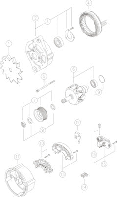 Mahle MG394 - Alternator
