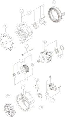Mahle MG116 - Alternator