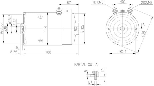 Mahle MM242 - Electric Motor