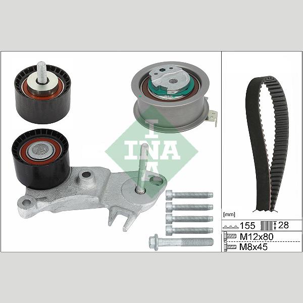 INA 530076210 Timing Belt Set