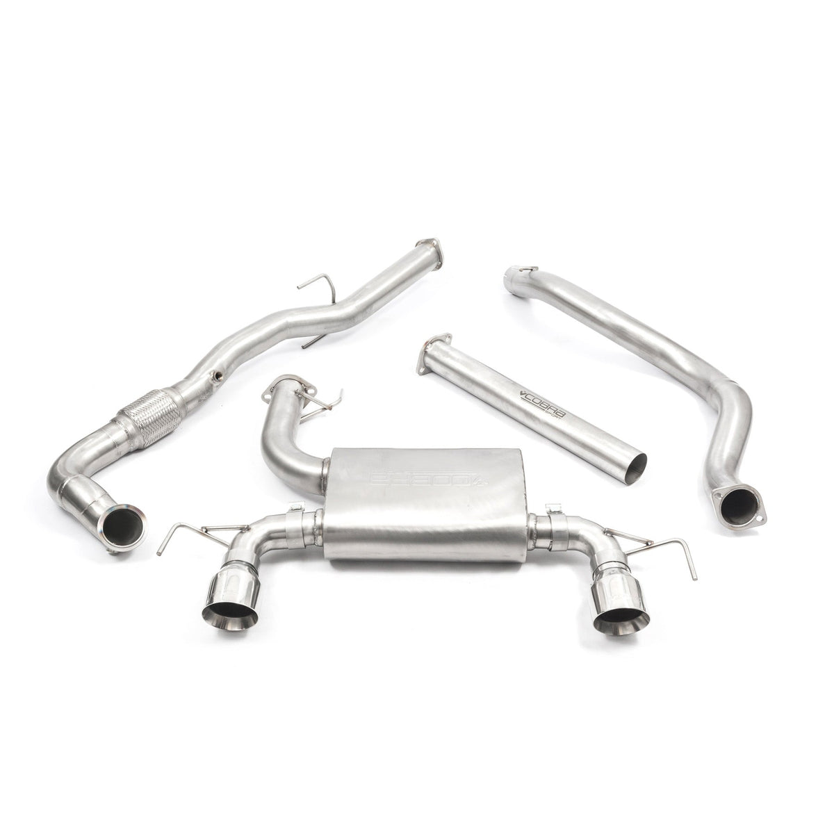 Cobra Exhaust Vauxhall Corsa D VXR Nurburgring (10-14) Turbo Back Performance Exhaust