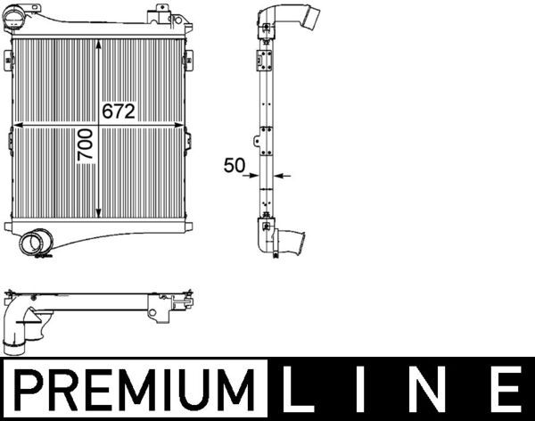 MAHLE CI179000P Charge Air Cooler