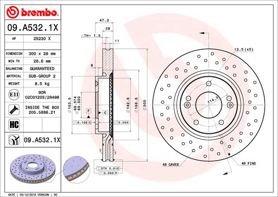 4 RIDE AB18-3043 Disc Brake Caliper Repair Kit