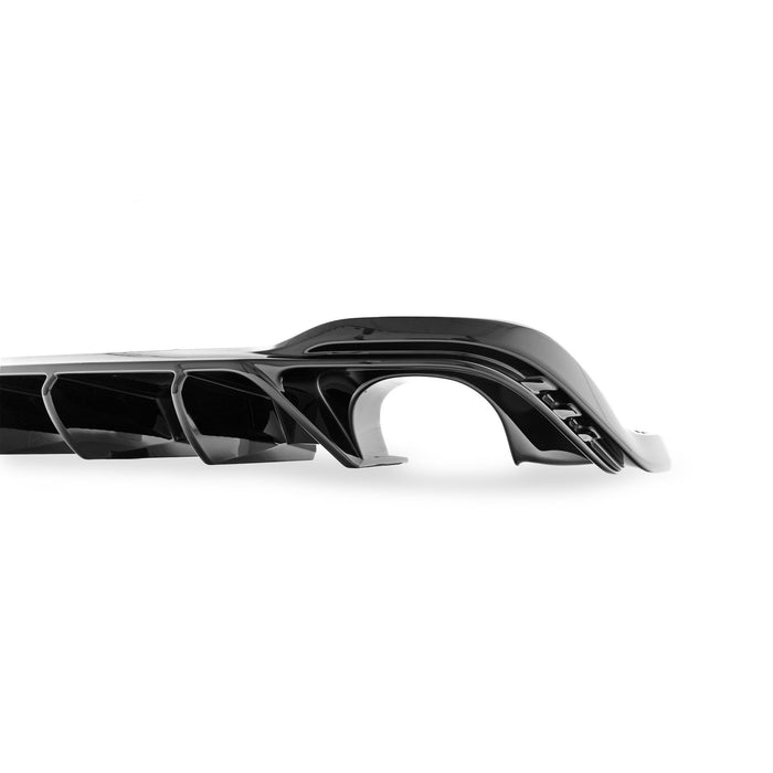 Zaero ZA-GOLF-8-CS-DF VW GOLF GTI CLUBSPORT MK8 EVO-1 GLOSS BLACK REAR DIFFUSER