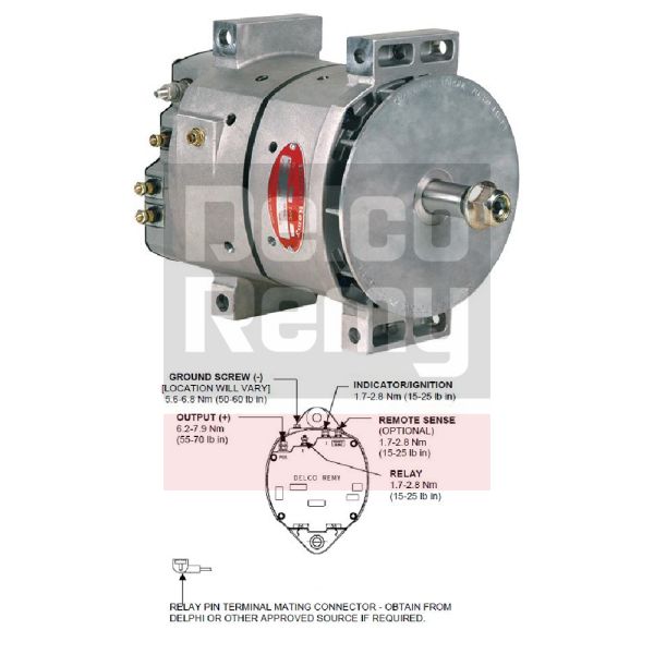 DELCO REMY 860047012B1 Alternator