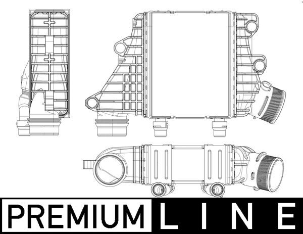 MAHLE CI412000P Charge Air Cooler