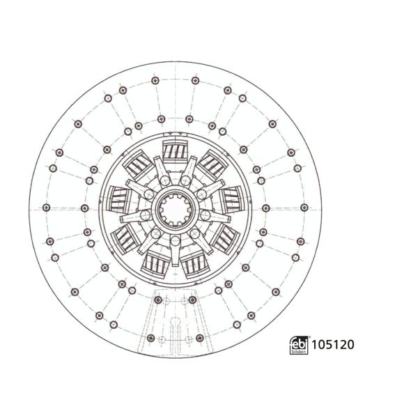 FEBI BILSTEIN FE105120 Clutch Disc