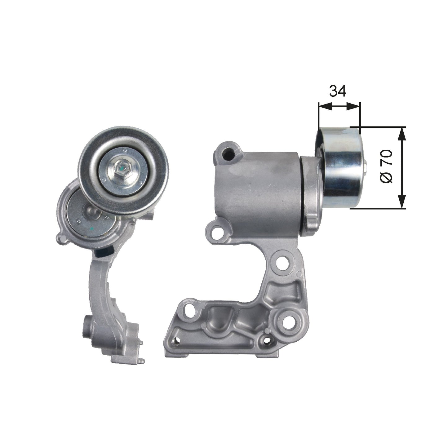 GATES GATT39140 V-Ribbed Belt Tensioner Lever