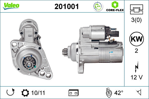 VALEO VAL201001 Starter