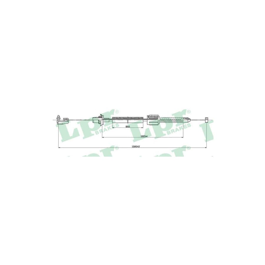 LPR C0093A Throttle Cable for RENAULT Clio I Hatchback | ML Performance UK Car Parts