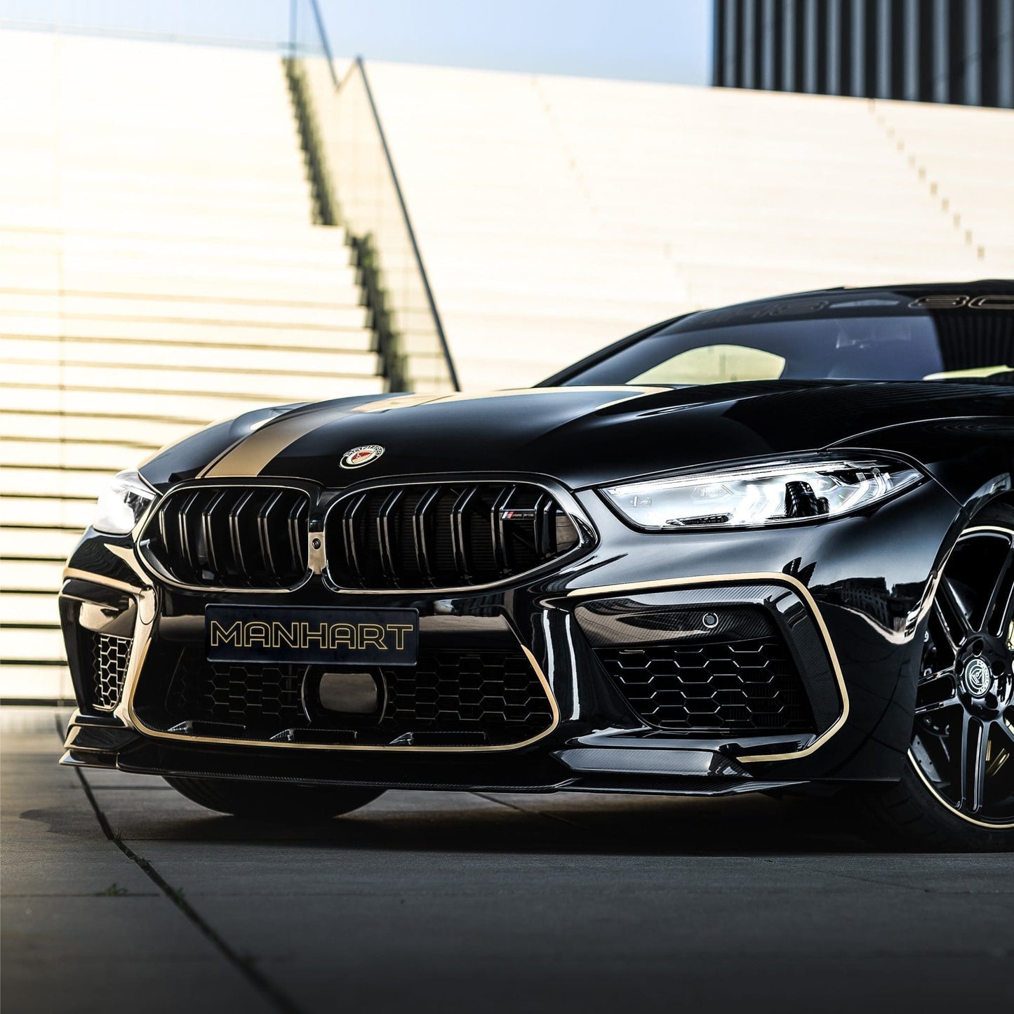 MANHART MH2F92521110 CARBON FRONT BUMPER INLAY FOR BMW F9X M8 (COMPETITION)