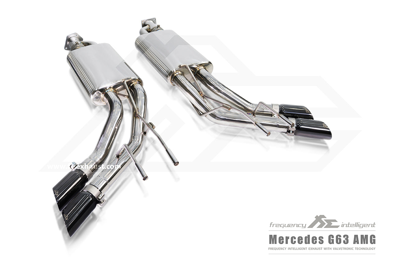 FI Exhaust Mercedes-Benz W463 AMG G63 5.5TT M157 Quad Tips 2012-2018 | ML Performance UK Car Parts