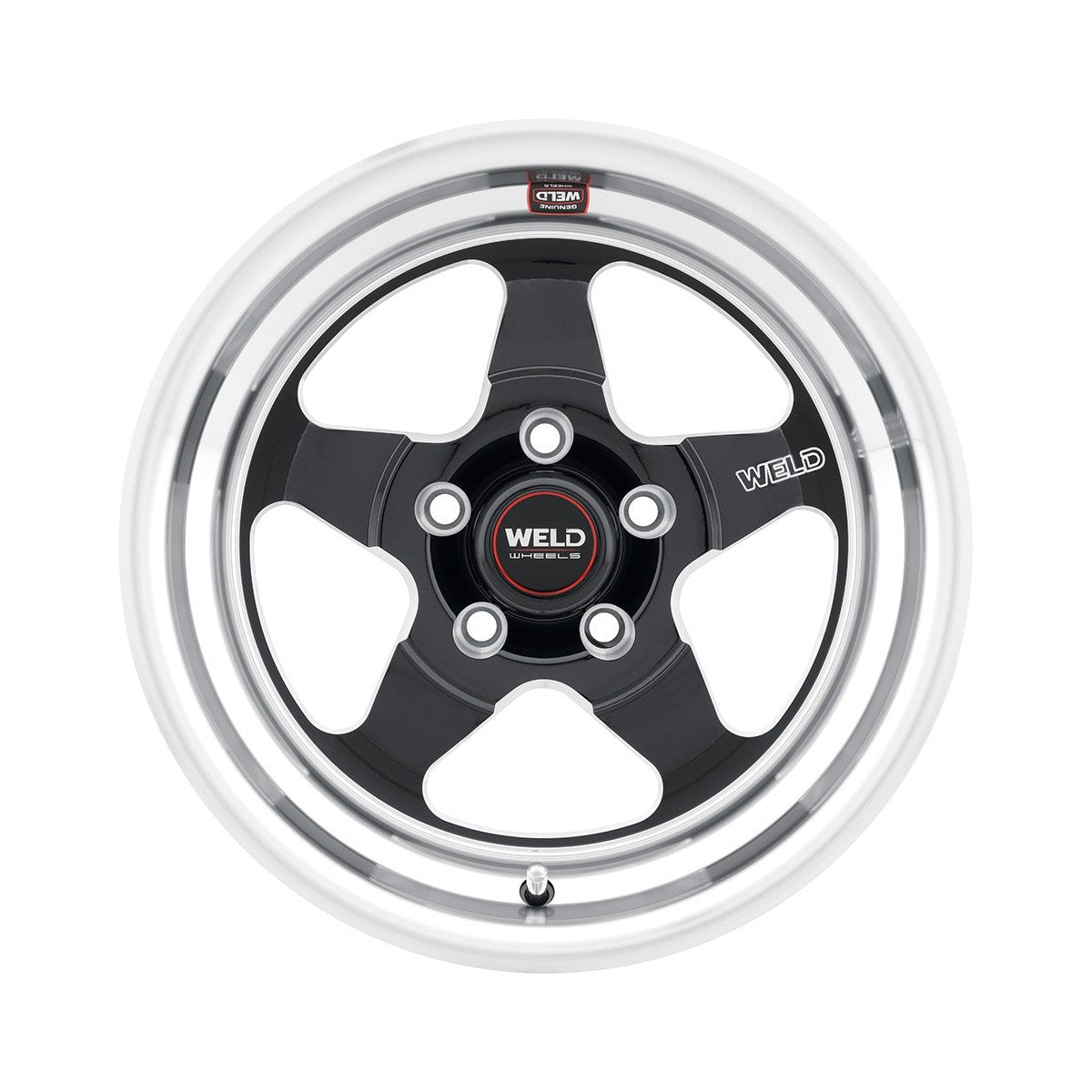 Weld S104B8063450 Ventura S104 Wheel 15x8 5x120.65 ET0 BS4.5 Gloss Black MIL - DIA